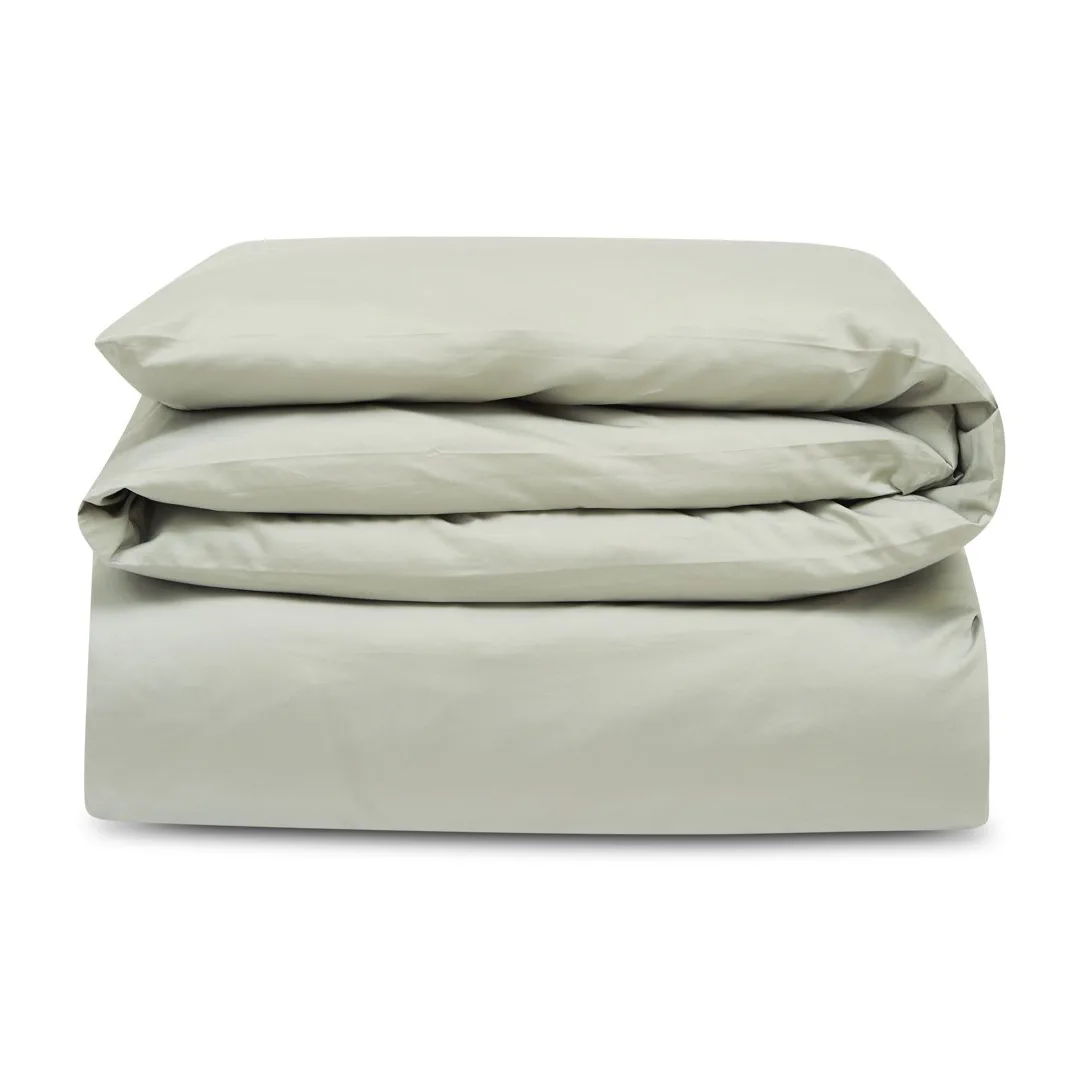 Funda nórdica Hotel Cotton Sateen 220x220 cm, Sage green Lexington