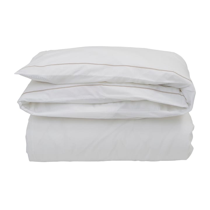 Funda nórdica Hotel Percale 150x210 cm - blanco-beige claro - Lexington