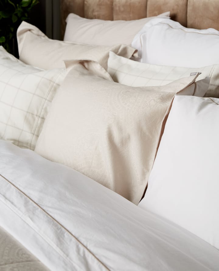 Funda nórdica Hotel Percale 150x210 cm, blanco-beige claro Lexington