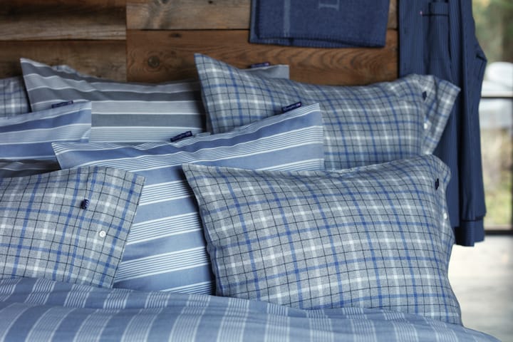 Funda nórdica Striped Lyocell Cotton 150x210 cm, Blue-white Lexington