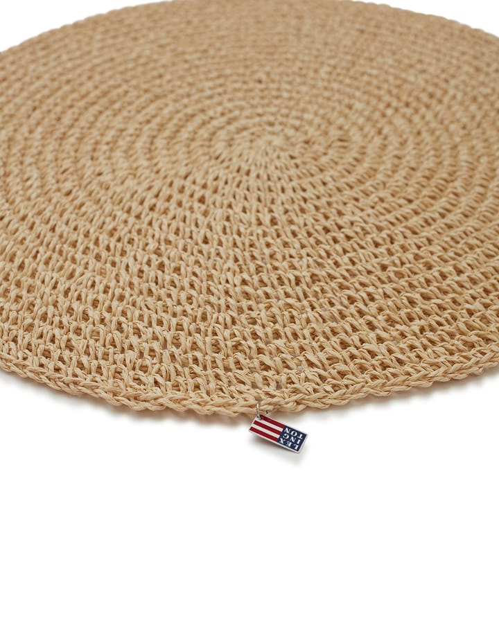 Individual Round Recycled Paper Straw Ø38, Beige Lexington
