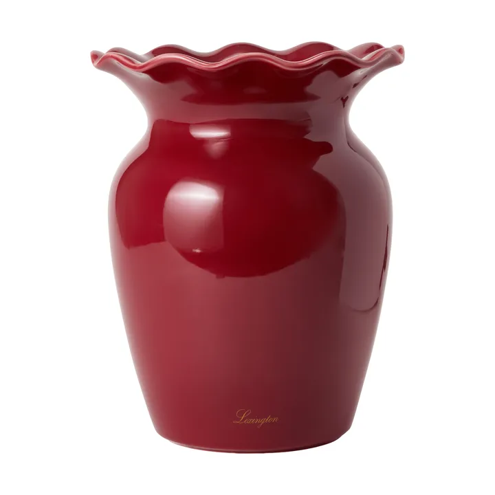 Jarrón Wavy  - Red, 25 cm - Lexington