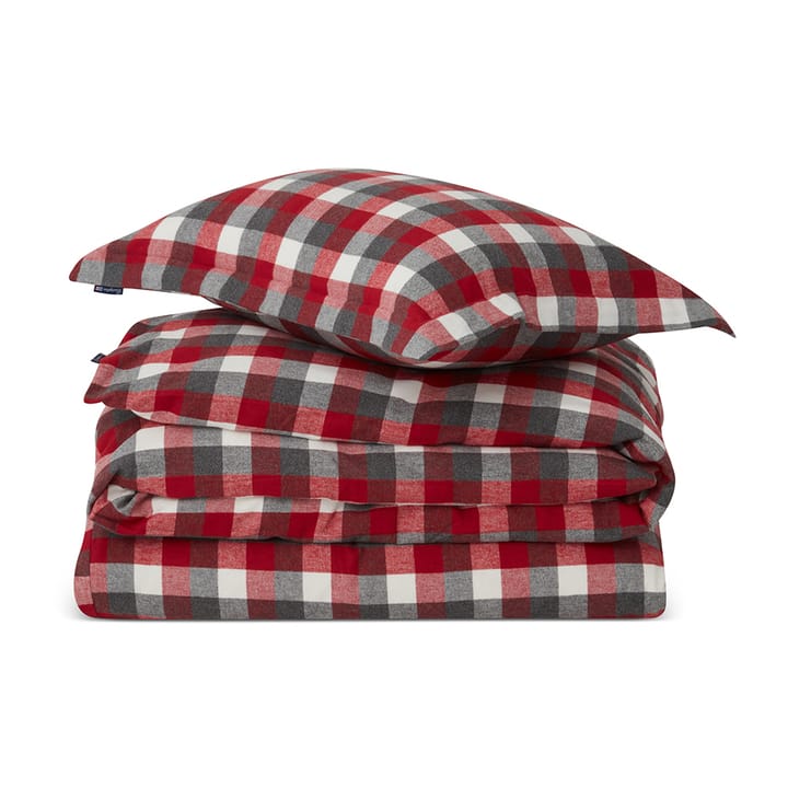 Juego de funda nórdica Checked Flannel - 2x50x60 cm, 220x220 cm - Lexington