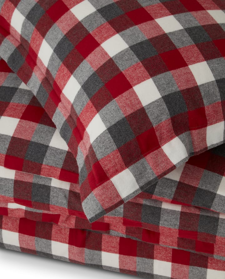 Juego de funda nórdica Checked Flannel, 2x50x60 cm, 220x220 cm Lexington