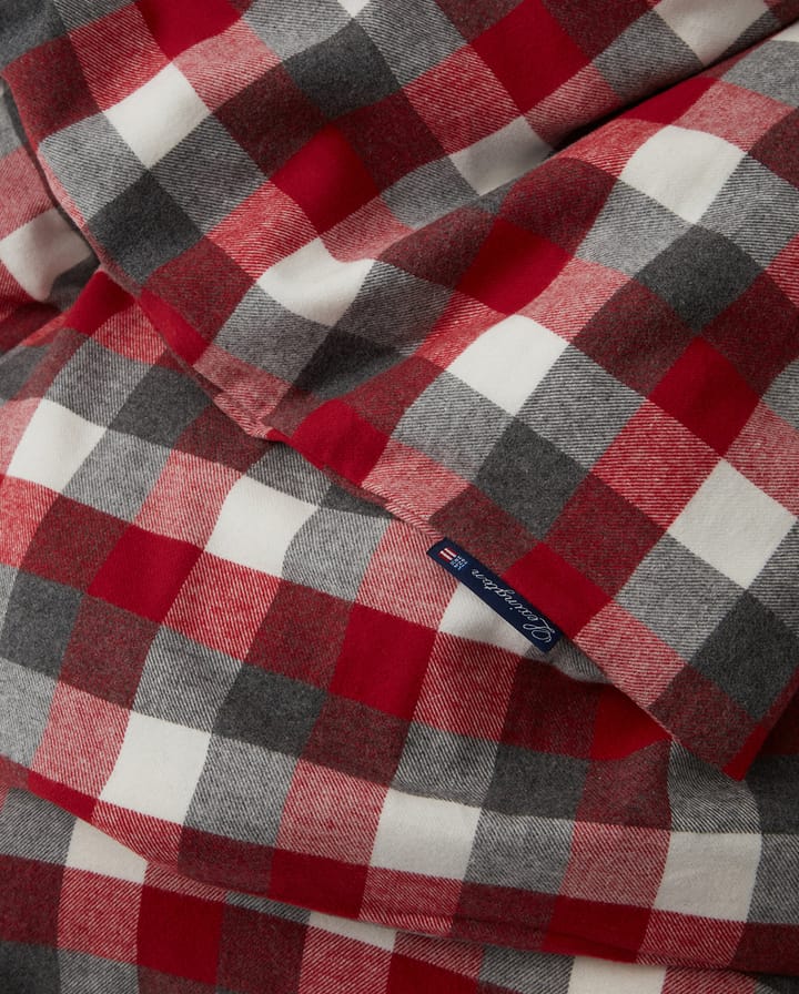 Juego de funda nórdica Checked Flannel, 2x50x60 cm, 220x220 cm Lexington