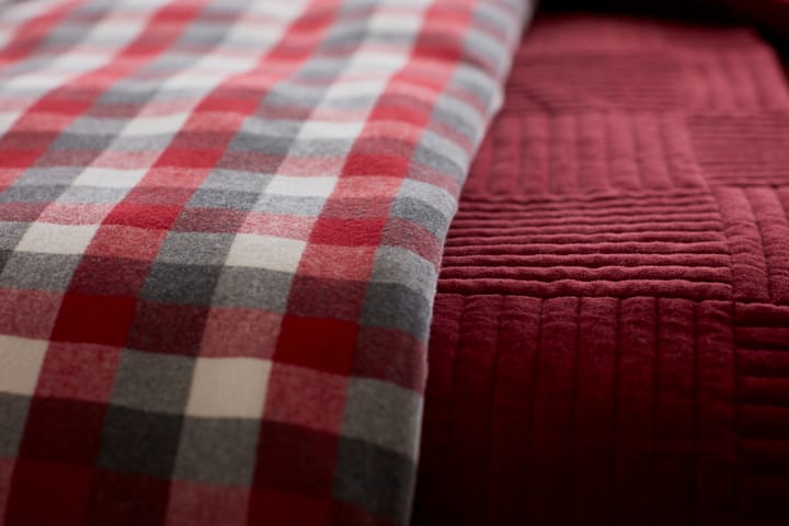 Juego de funda nórdica Checked Flannel, 2x50x60 cm, 220x220 cm Lexington