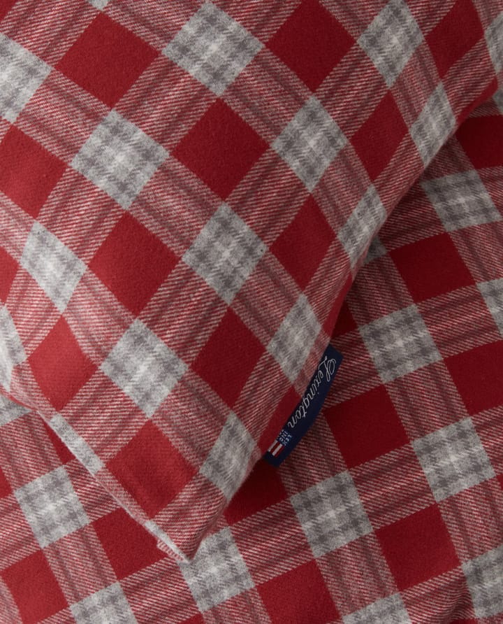 Juego de funda nórdica Red Checked Cotton Flannel, 50x60 cm, 150x210 cm Lexington