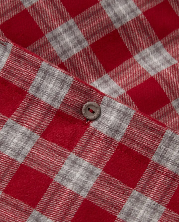 Juego de funda nórdica Red Checked Cotton Flannel - 50x60 cm, 150x210 cm - Lexington