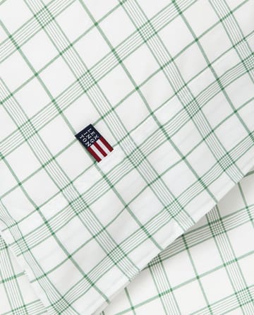 Juego de funda nórdica White/Green Checked Lyocell/Cotton  - 50x60 cm, 220x220 cm - Lexington
