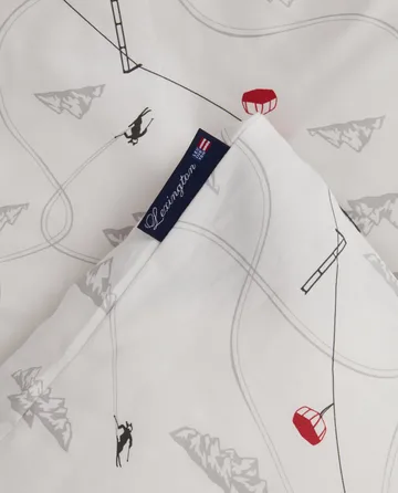 Juego de funda nórdica Winter Printed Cotton Sateen - 50x60 cm, 150x210 cm - Lexington