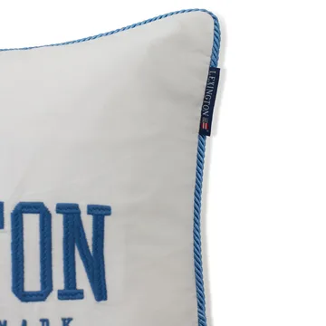 Logo Twill Funda de cojín 50x50 cm - White-blue - Lexington