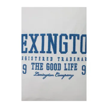 Logo Twill Funda de cojín 50x50 cm - White-blue - Lexington