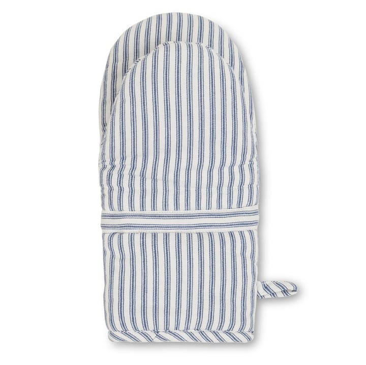 Manopla de horno Icons Herringbone Striped, Blue-white Lexington