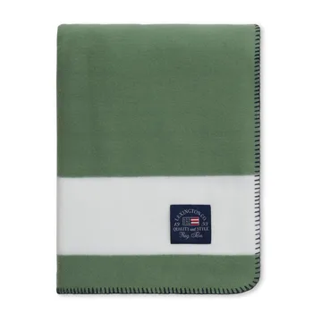 Manta de fieltro Irregular Striped 130x170 cm - Green-White - Lexington