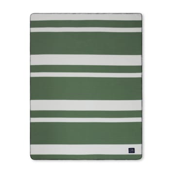 Manta de fieltro Irregular Striped 130x170 cm - Green-White - Lexington