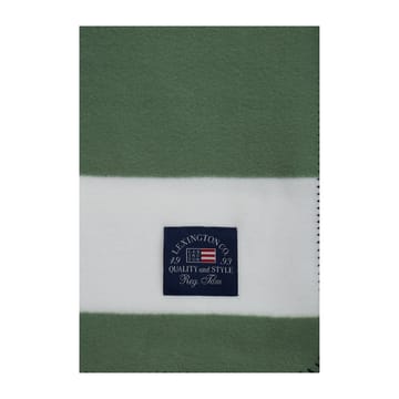 Manta de fieltro Irregular Striped 130x170 cm - Green-White - Lexington