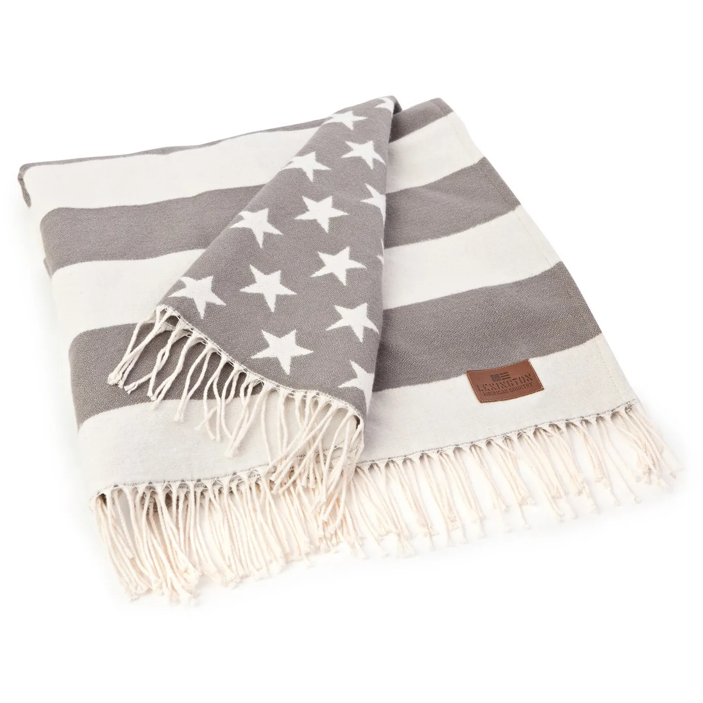 Manta Icons Flag 130x170 cm, White-grey Lexington