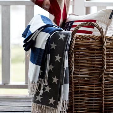 Manta Icons Flag 130x170 cm - White-navy - Lexington