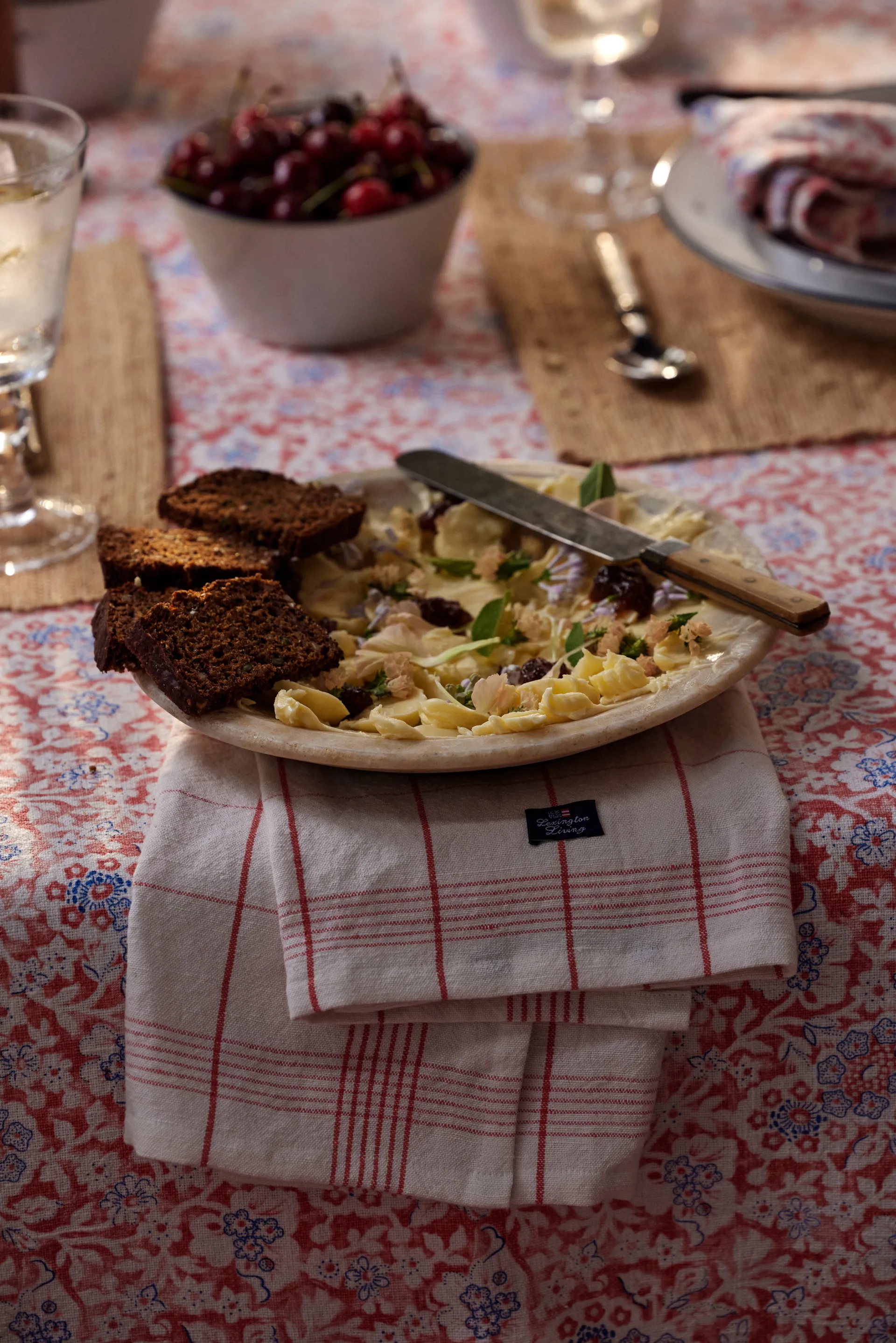 Mantel individual Handwoven Hemp/Ramie 50x36 cm, Natural Lexington