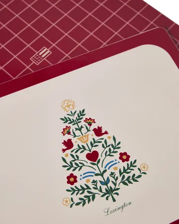 Mantel individual laminado y reversible Lexington - Red-light beige, 30x40 cm, 2-pack - Lexington