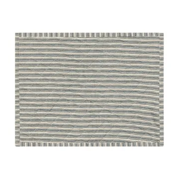 Mantel individual reversible Quiltad - Green-Light beige-red, 35x45 cm - Lexington