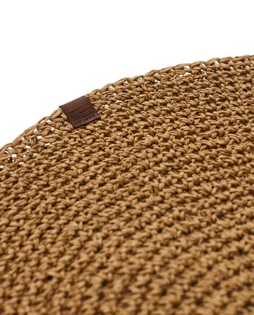 Mantel individual Round Recycled Paper Straw Ø38 - Natural - Lexington