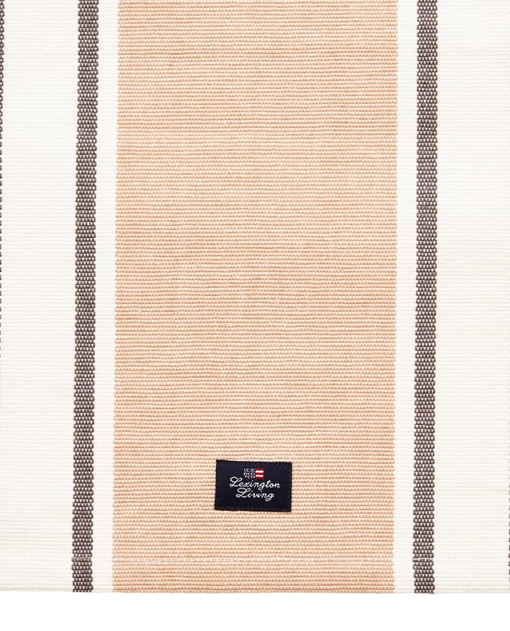 Mantel individual Striped Organic Cotton 40x50 cm, Beige Lexington