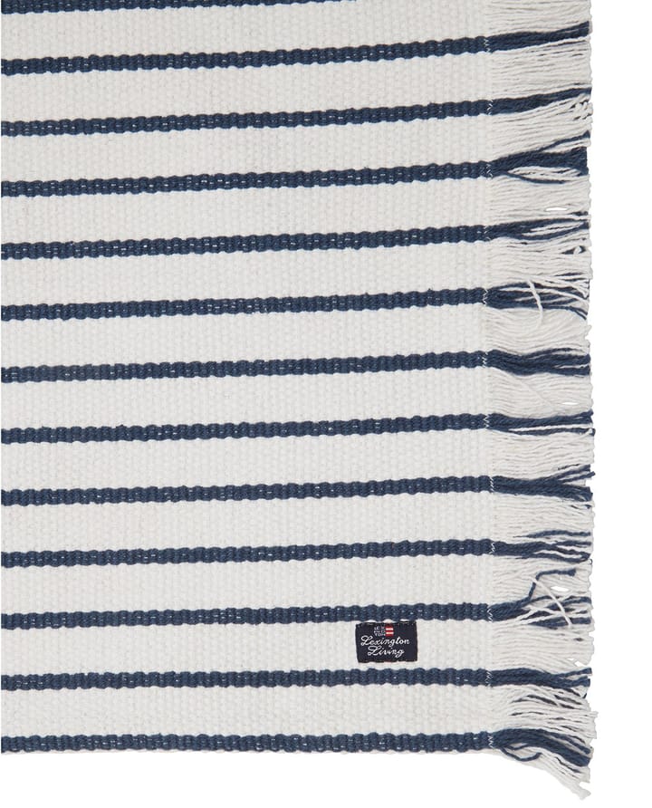 Mantel individual Striped Recycled Cotton 40x50 cm - Navy - Lexington