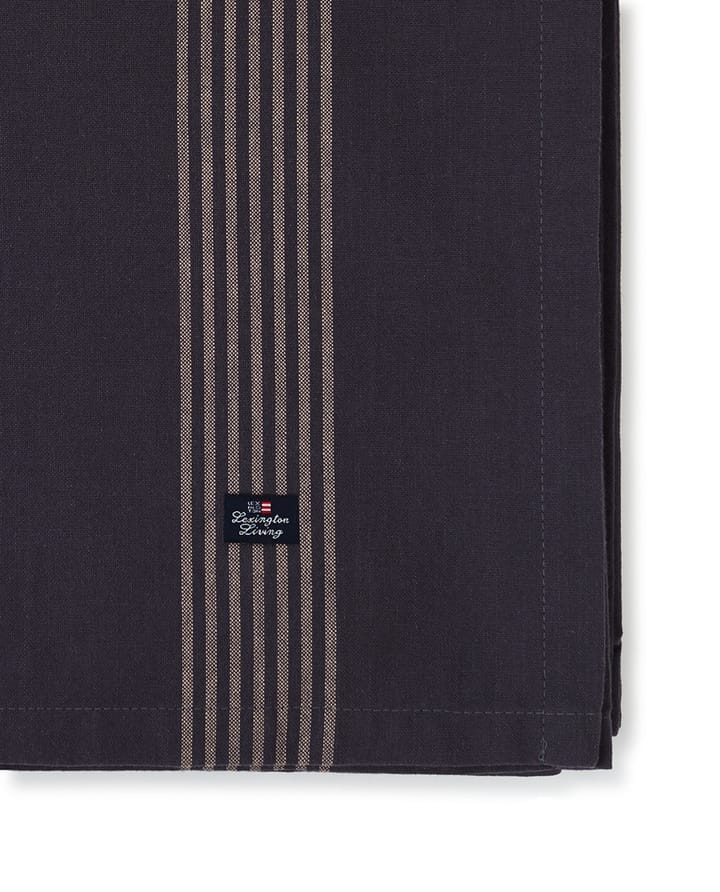 Mantel Organic Cotton Oxford 150x250 cm - Dark gray-beige - Lexington