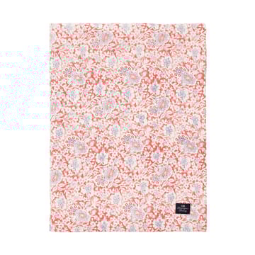 Mantel Printed Flowers Recycled Cotton 150x350 cm - Coral - Lexington