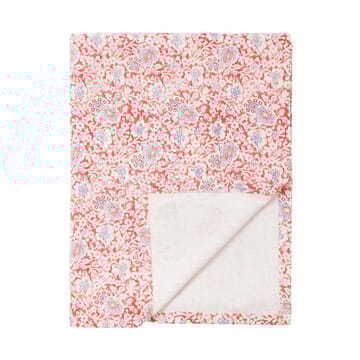 Mantel Printed Flowers Recycled Cotton 150x350 cm - Coral - Lexington