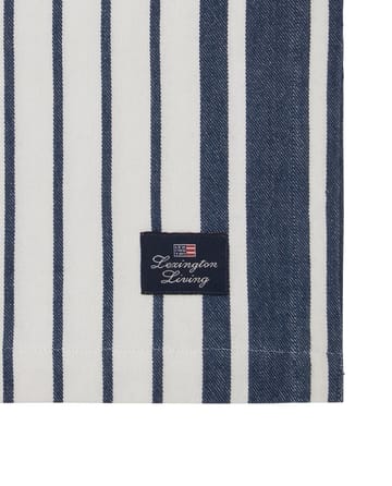 Mantel Striped Organic Cotton 150x250 cm - Navy - Lexington