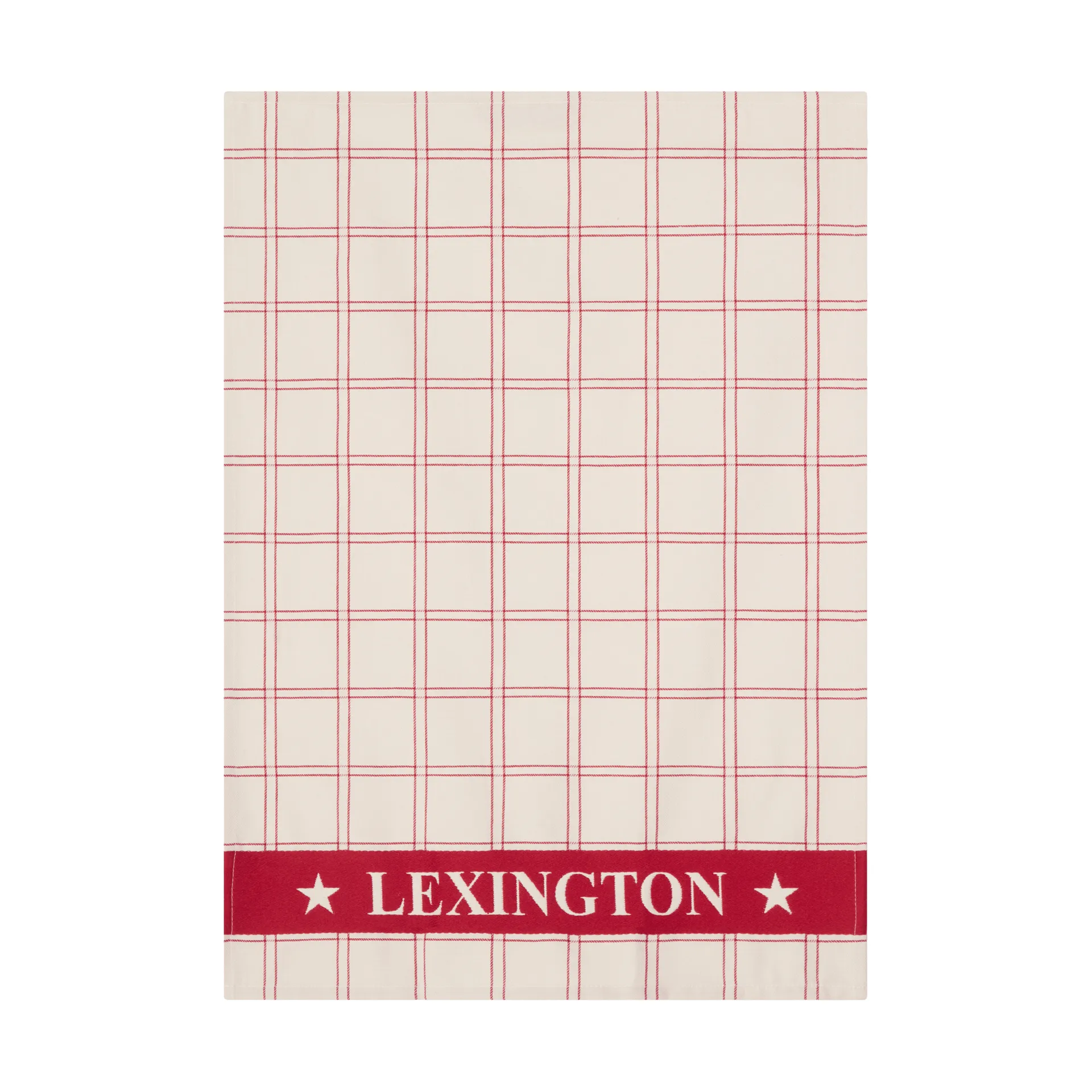 Paño de cocina de algodón tejido Jacquard , Red-white, 50x70 cm Lexington