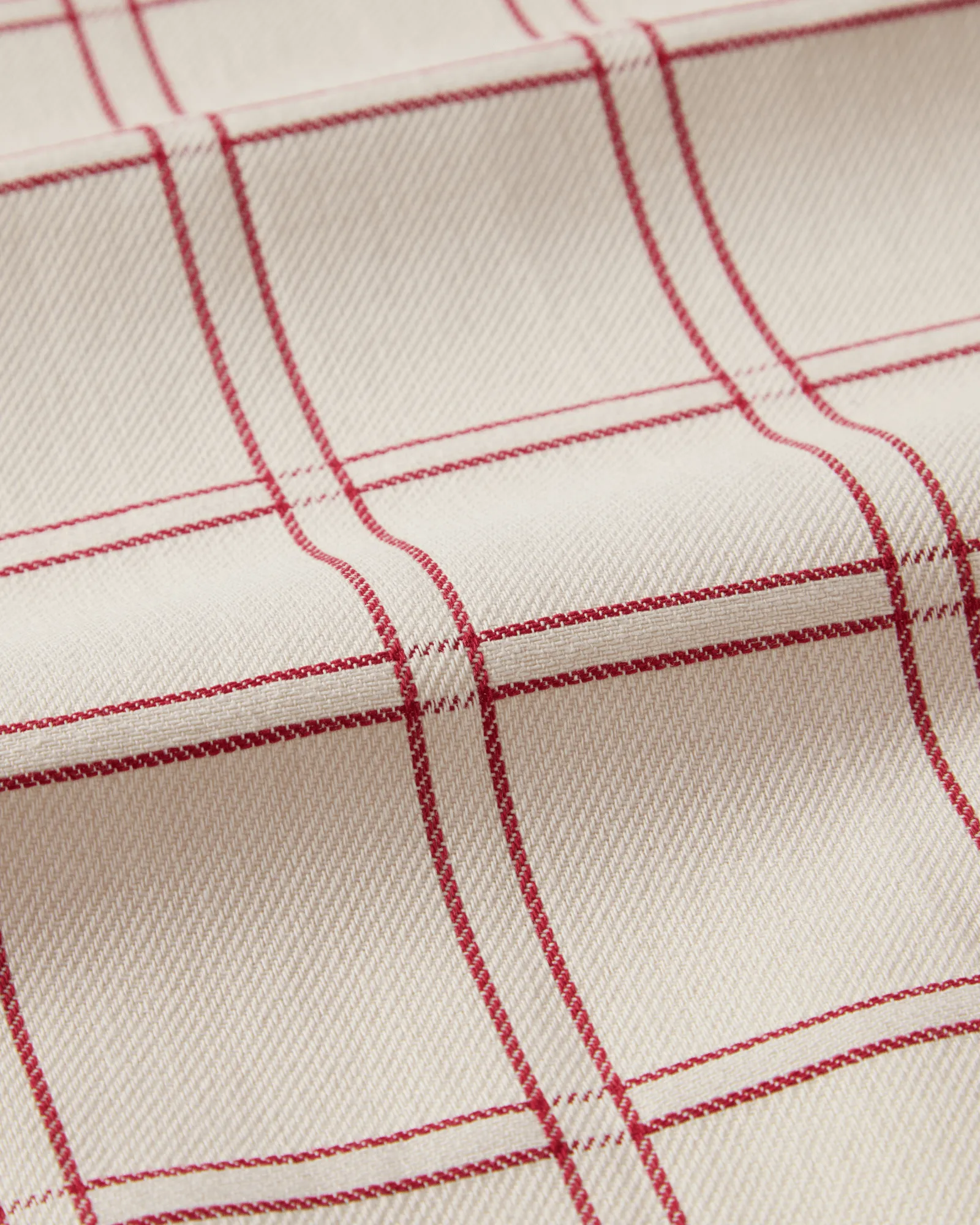 Paño de cocina de algodón tejido Jacquard , Red-white, 50x70 cm Lexington