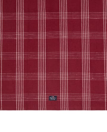 Paño de cocina de lino/algodón Checked 50x70 cm - Red-white - Lexington