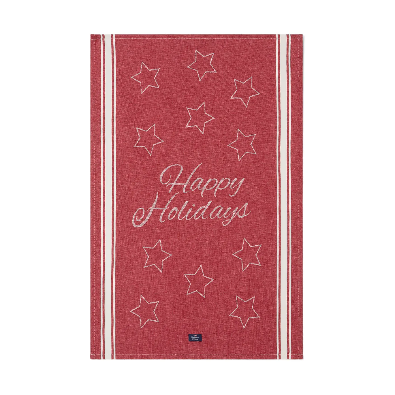 Paño de cocina Happy Holidays 50x70 cm, Rojo Lexington