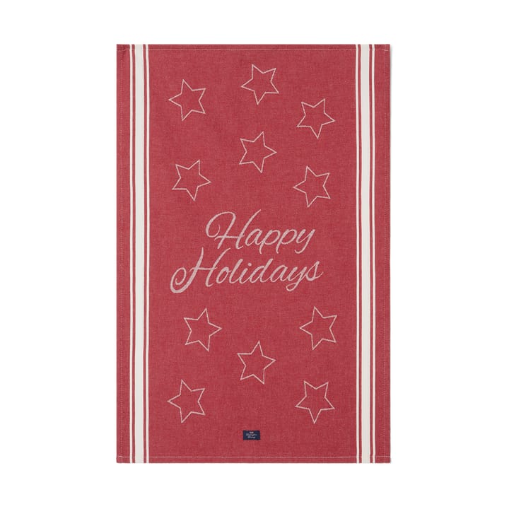 Paño de cocina Happy Holidays 50x70 cm, Rojo Lexington