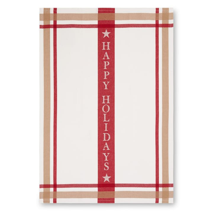 Paño de cocina Holiday 50x70 cm - blanco-rojo - Lexington