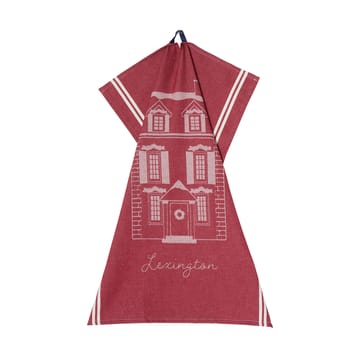 Paño de cocina House de algodón ecológico 50x70 cm - Red-white - Lexington