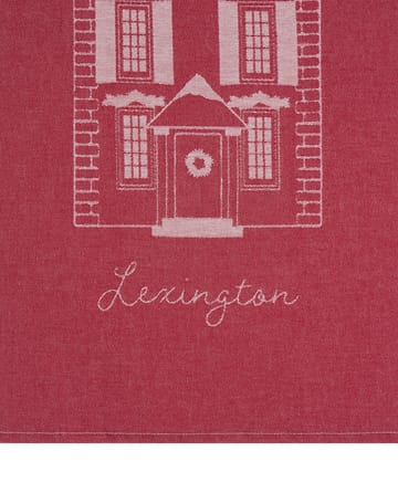 Paño de cocina House de algodón ecológico 50x70 cm - Red-white - Lexington