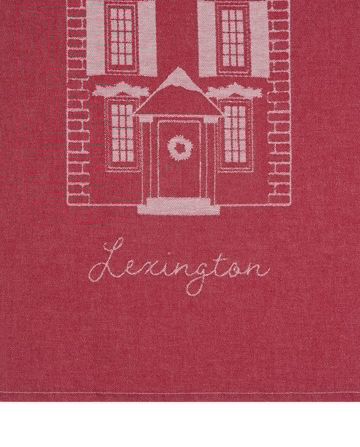 Paño de cocina House de algodón ecológico 50x70 cm, Red-white Lexington