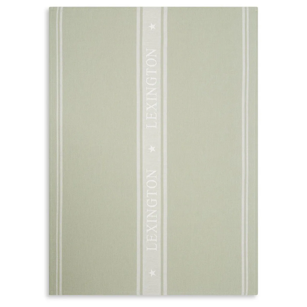 Paño de cocina Icons Star 50x70 cm, Sage green-white Lexington