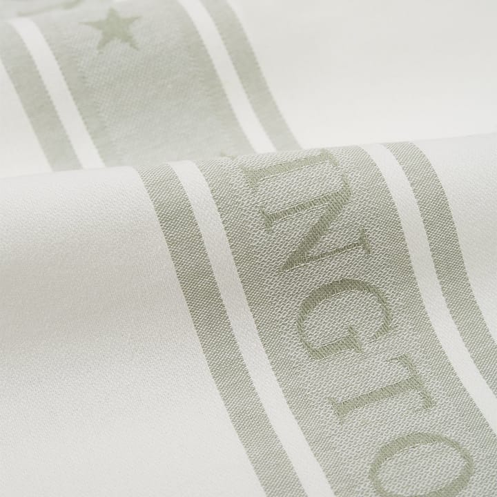 Paño de cocina Icons Star 50x70 cm, White-sage green Lexington