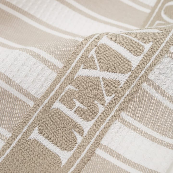 Paño de cocina Icons Waffle Striped 50x70 cm, Beige-white Lexington