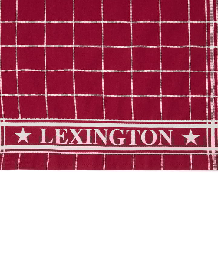 Paño de cocina Lexington checked 50x70 cm, Rojo-blanco Lexington