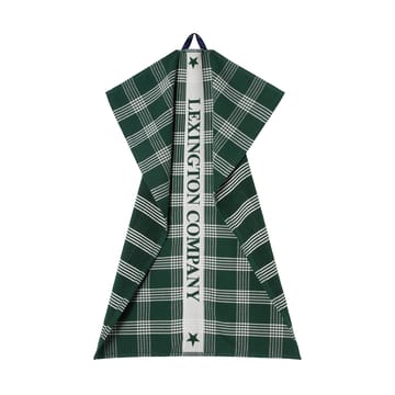 Paño de cocina Lexington de algodón ecológico 50x70 cm - Green-white - Lexington