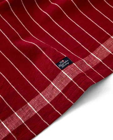 Paño de cocina Linen Cotton Striped 50x70 cm - Rojo-blanco - Lexington