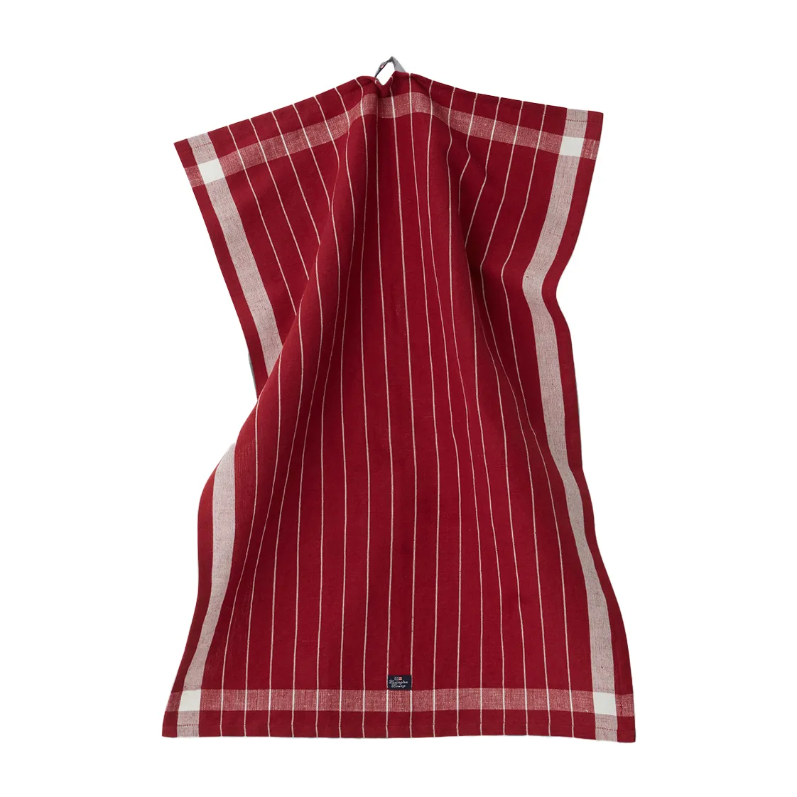 Paño de cocina Linen Cotton Striped 50x70 cm, Rojo-blanco Lexington