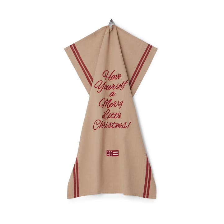 Paño de cocina Merry Little Organic Cotton 50x70 cm, Beige-red Lexington