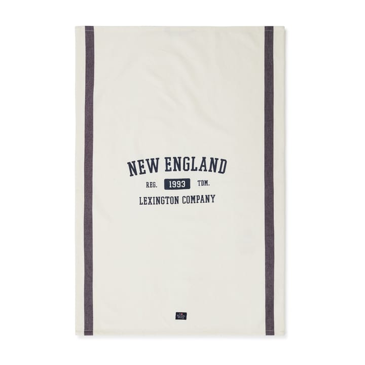 Paño de cocina New England Cotton Twill 50x70 cm - Off White-blue - Lexington